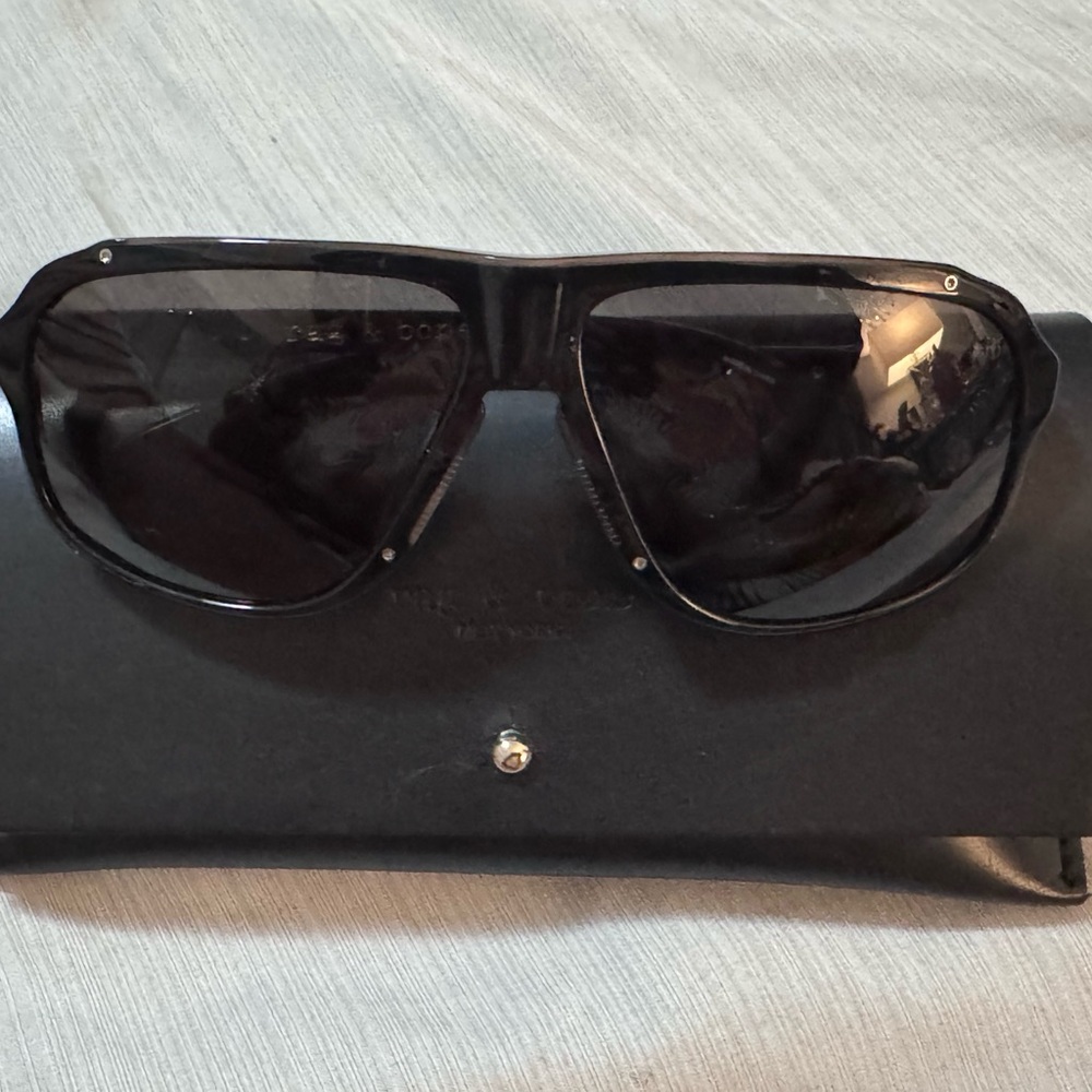 Authentic Rag and Bone Sunglass with case